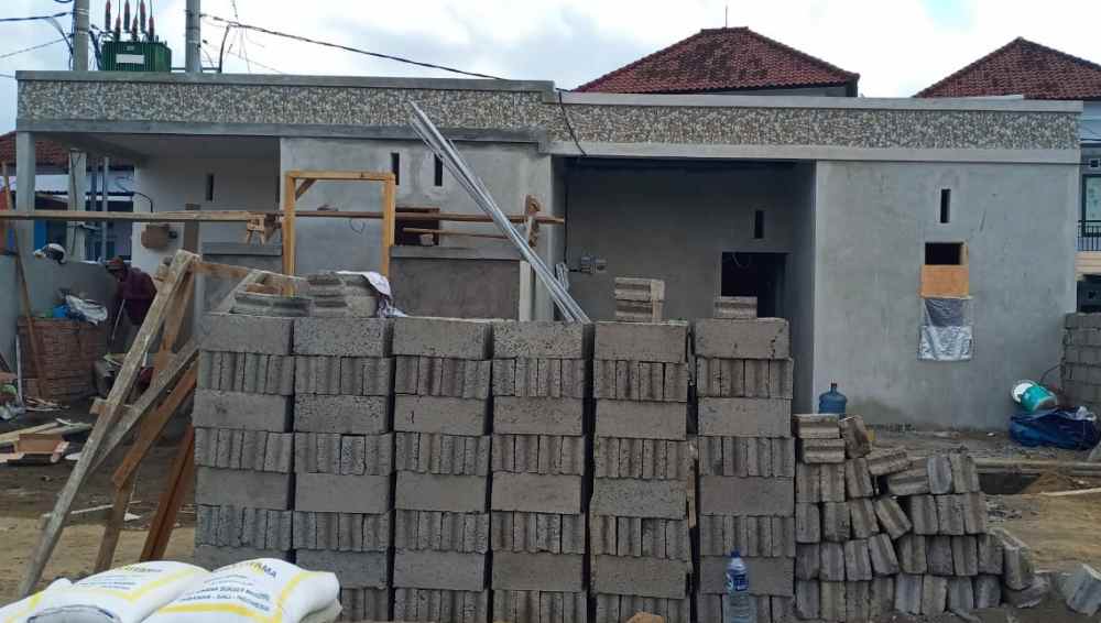 gambar proses pembangunan dak rumah yang sederhana