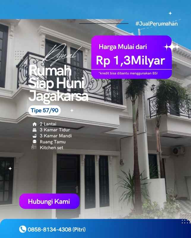 cluster nyaman siap huni di kahfi 1 jagakarsa