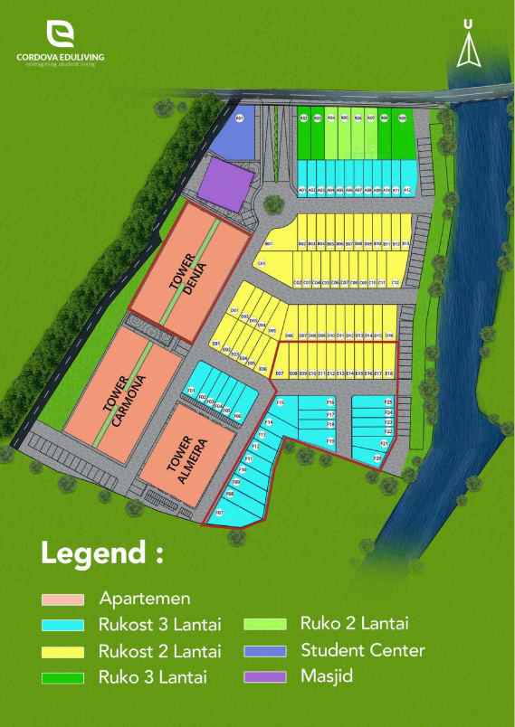 cordovatar apartkost cordova pelecut cuan