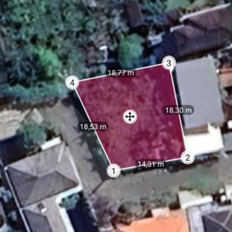 dijual 2 5 are jl drupadi sumerta klod renon denpasar