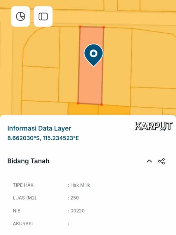 dijual 2 5 are jl drupadi sumerta klod renon denpasar