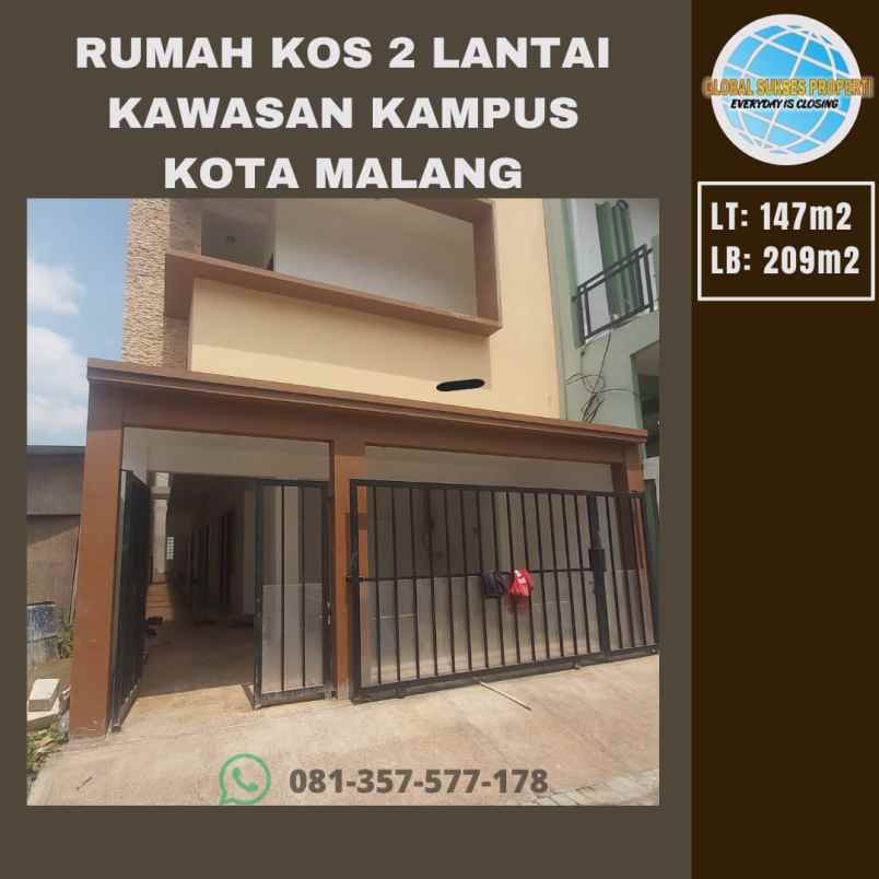 Rumah Kost Baru Ready Stock Nego Dekat Umm Dan Spbu Kota Malang