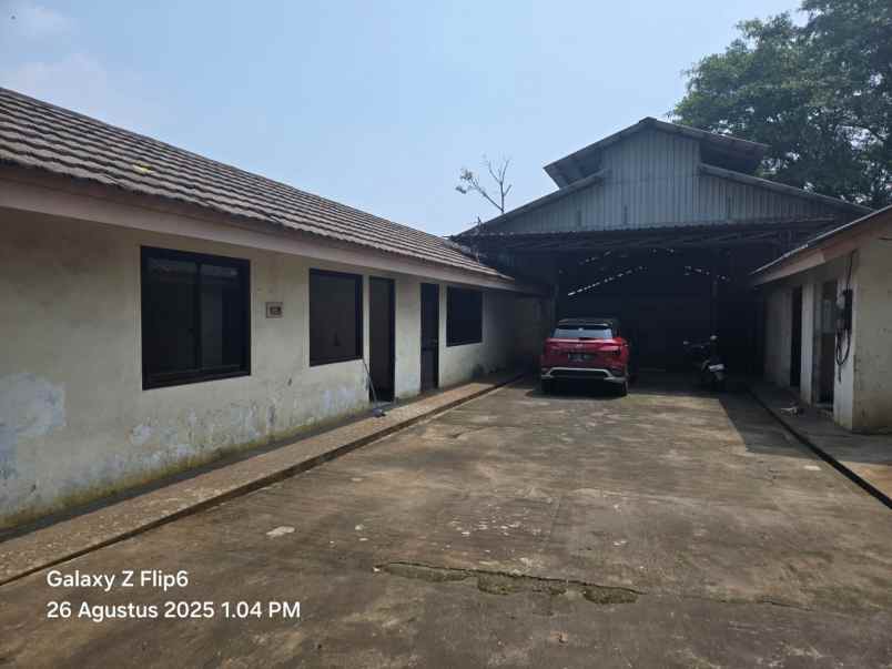 dijual ruko gudang kantor jl iskandar muda neglasari