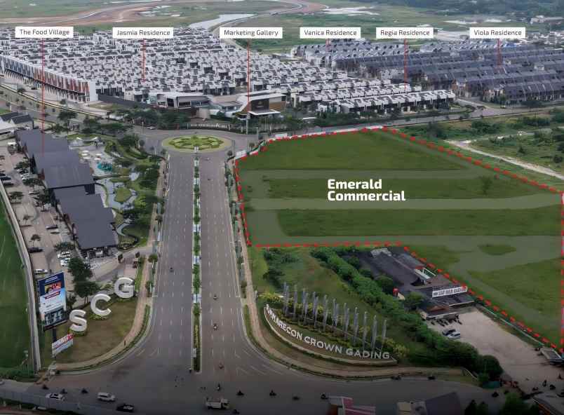 dijual ruko gudang kantor ruko emerald summarecon