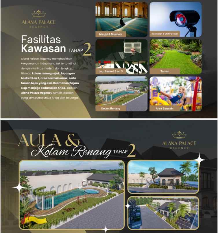 dijual rumah alana palace regency