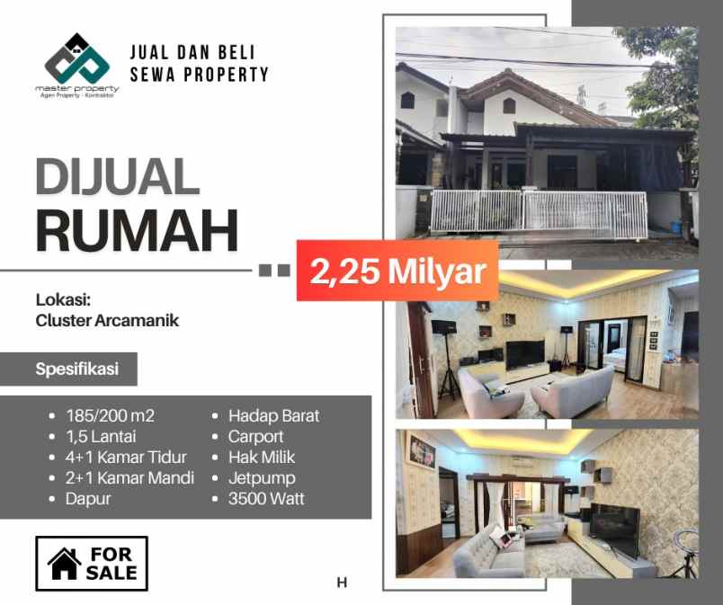 dijual rumah arcamanik endah
