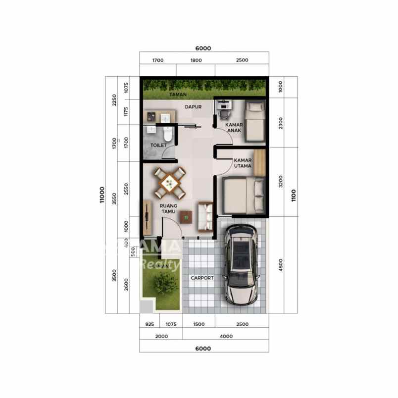 dijual rumah cibinong gunung sindur bogor