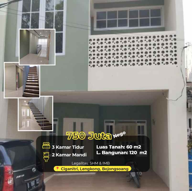 dijual rumah ciganitri