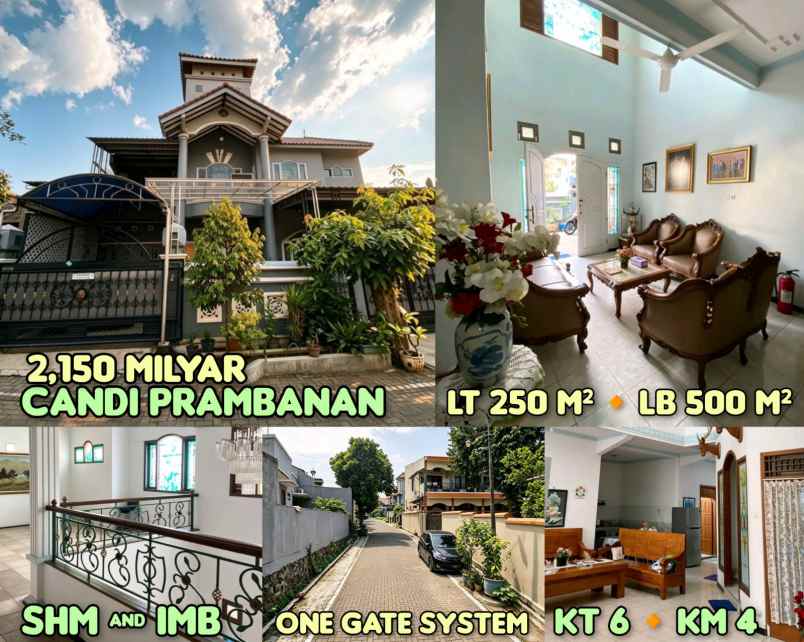 dijual rumah cluster candi prambanan