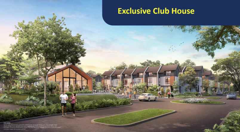 dijual rumah cluster chelia scg