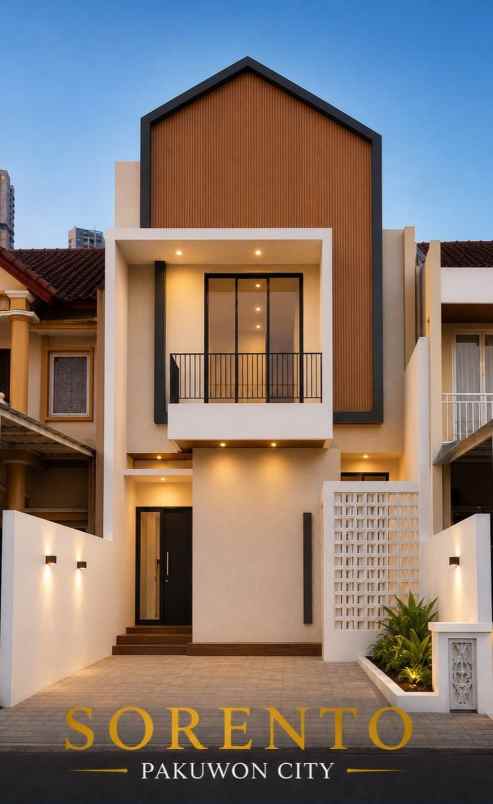 dijual rumah cluster sorento