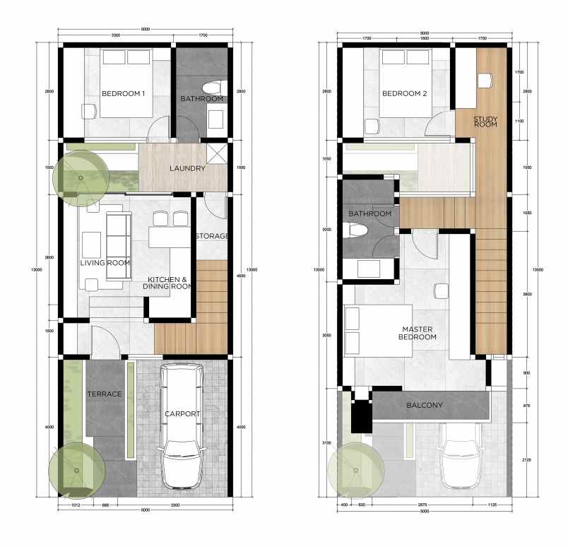 dijual rumah dharmahusada indah