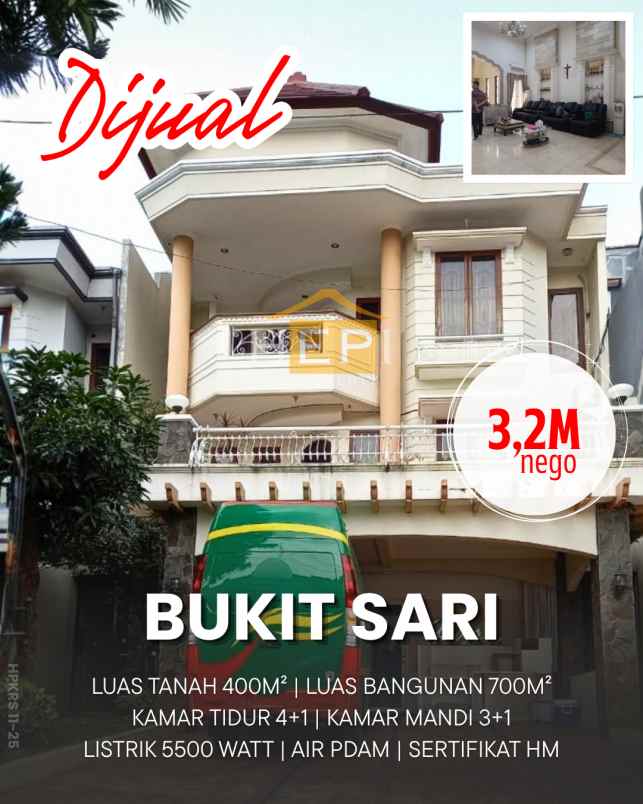 dijual rumah di bukit sari semarang