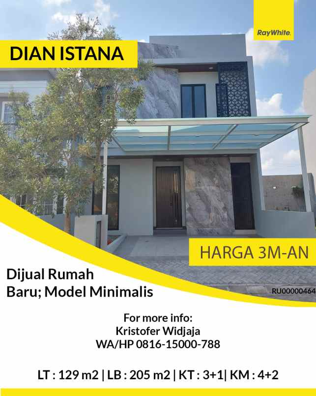 dijual rumah dian istana