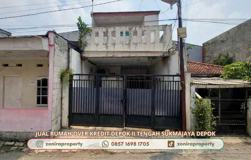 dijual rumah jalan merdeka sukmajaya depok