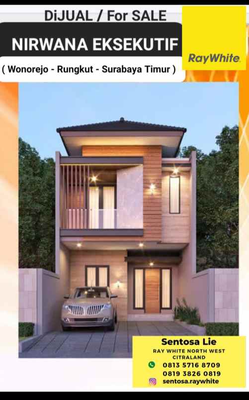 dijual rumah jalan nirwana eksekutif