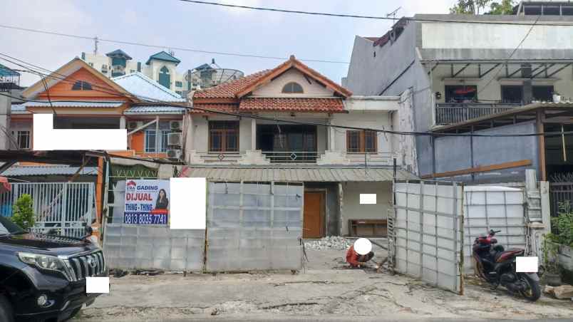 dijual rumah jl arteri kelapa gading
