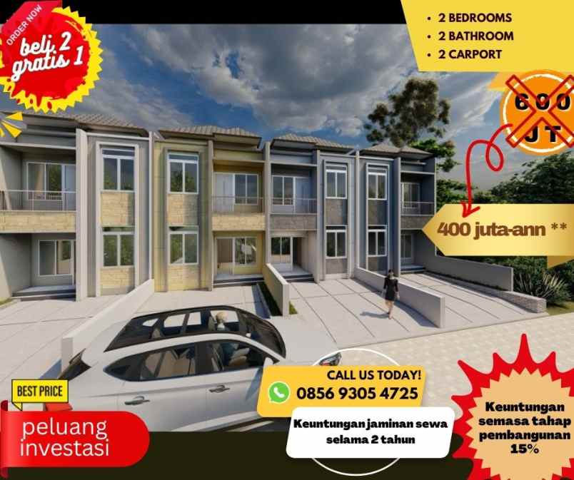 dijual rumah jl ciater wareng gunung sindur