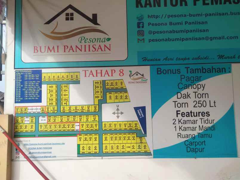 dijual rumah jl jatimekar paniisan rt