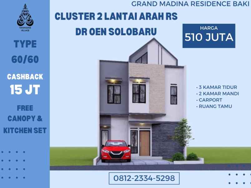 Rumah Mewah 2 Lantai Arah Rs Dr Oen Solobaru Rumah Murah Di Sukoharjo