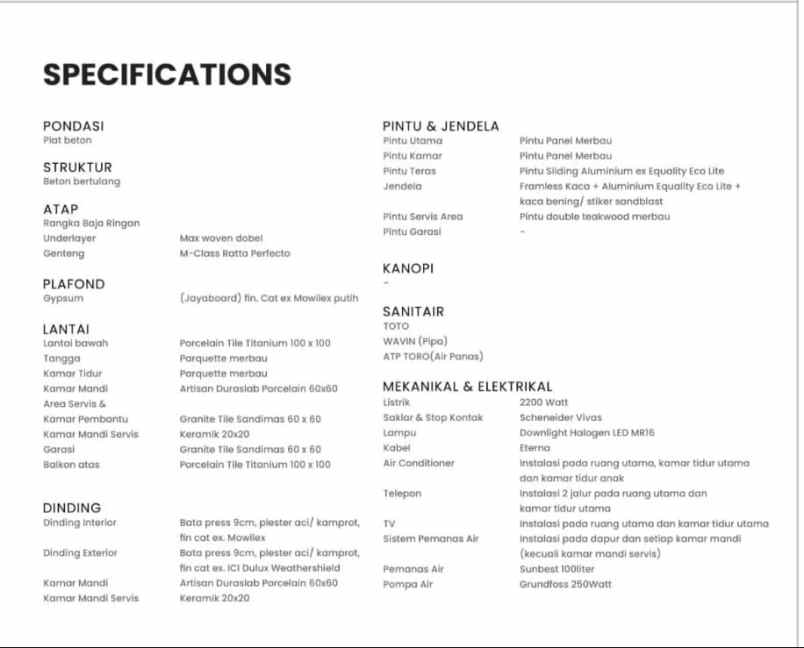 dijual rumah jl pondok labu cilandak