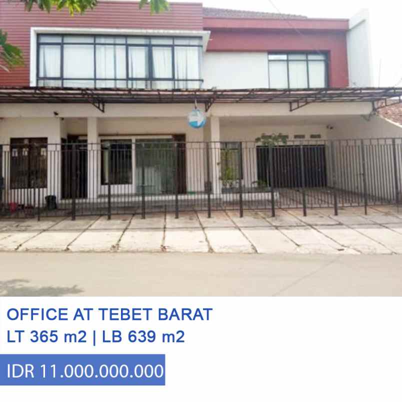 Dijual Cepat Rumah Kantor Lokasi Istimewa Jl Tebet Barat Jaksel