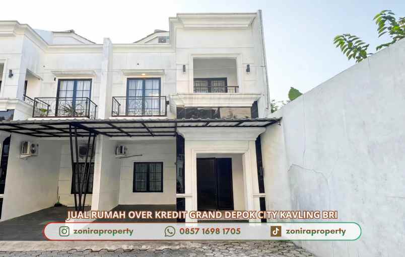 dijual rumah kavling bri gdc depok