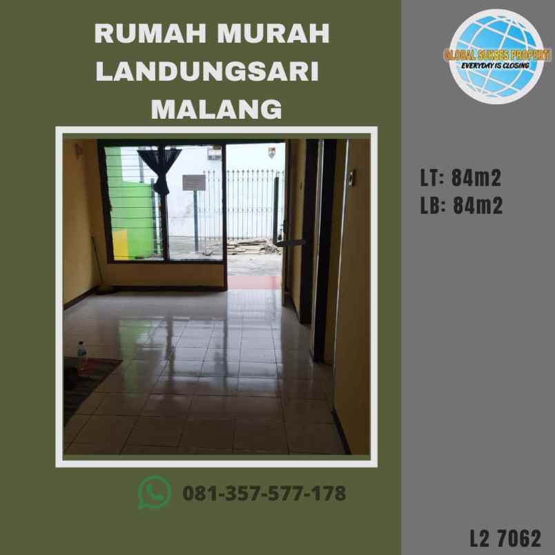 Rumah 2 Lantai Bagus Dan Terawat Siap Huni Di Landungsari Malang