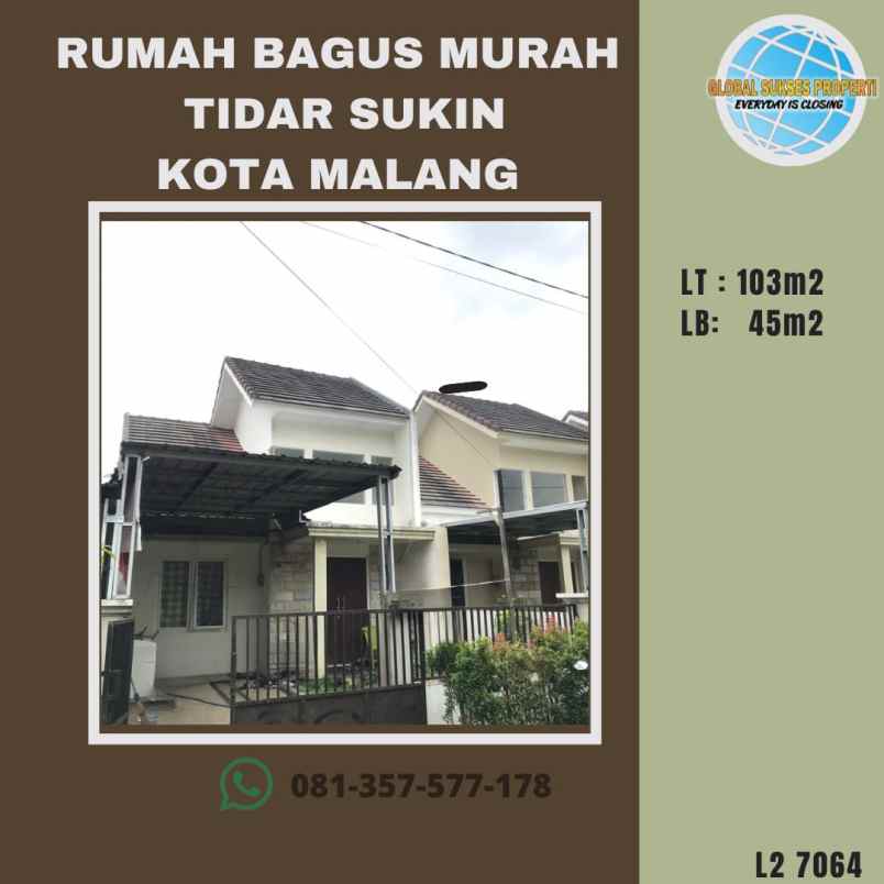 Rumah Murah Bagus Siap Huni Lokasi Di Tidar Kota Malang