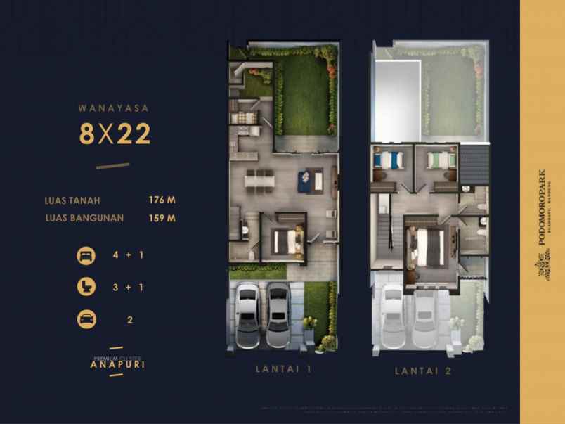 dijual rumah tinggal strategis di summarecon bandung