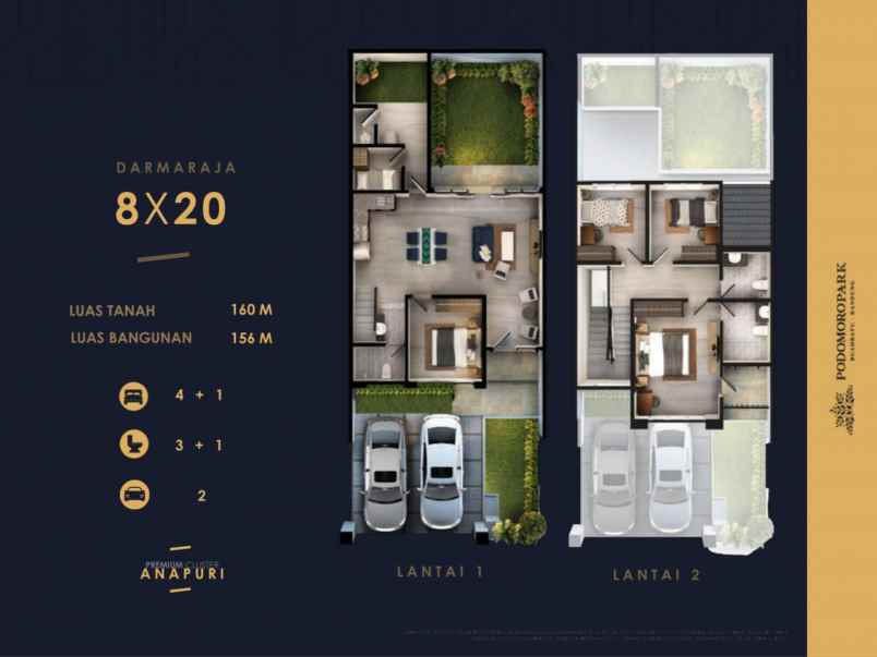 dijual rumah tinggal strategis di summarecon bandung