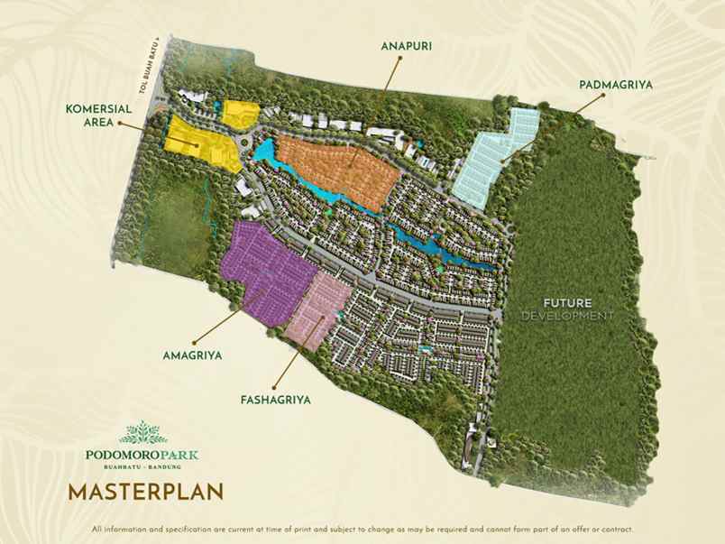 dijual rumah tinggal strategis di summarecon bandung