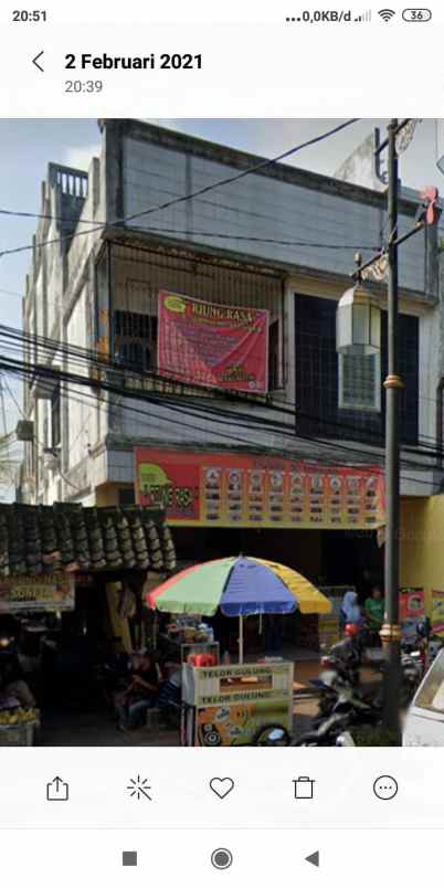 dijual rumah toko pusat kota strategis