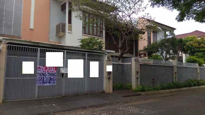 dijual rumah villa gading indah kelapa