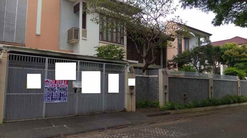 dijual rumah villa gading indah kelapa