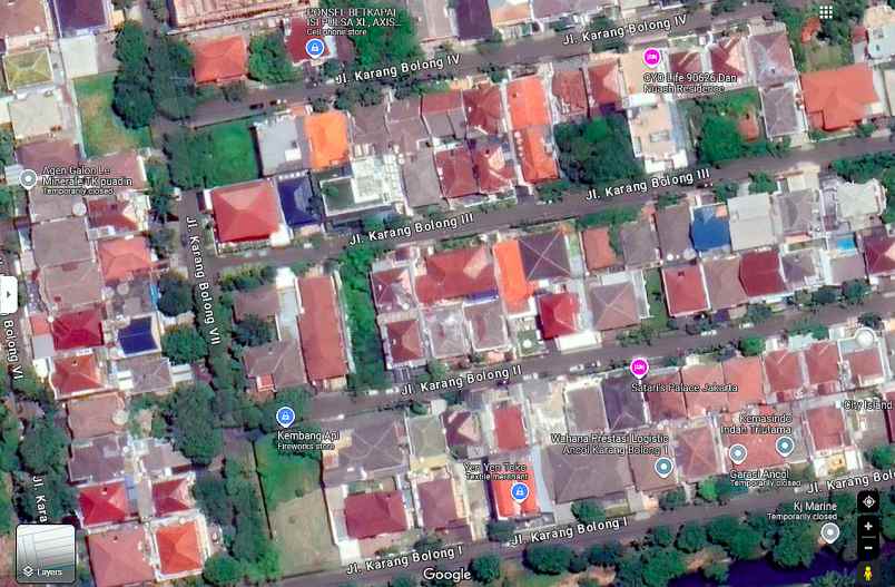 dijual tanah ancol barat