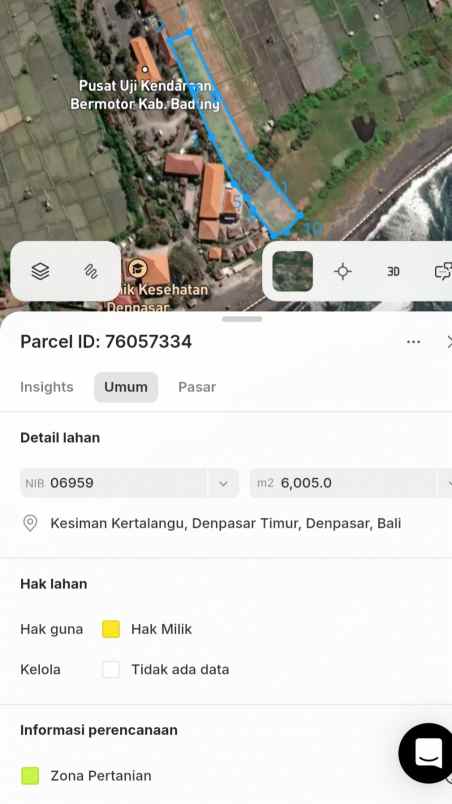 dijual tanah bypass ida bagus mantra