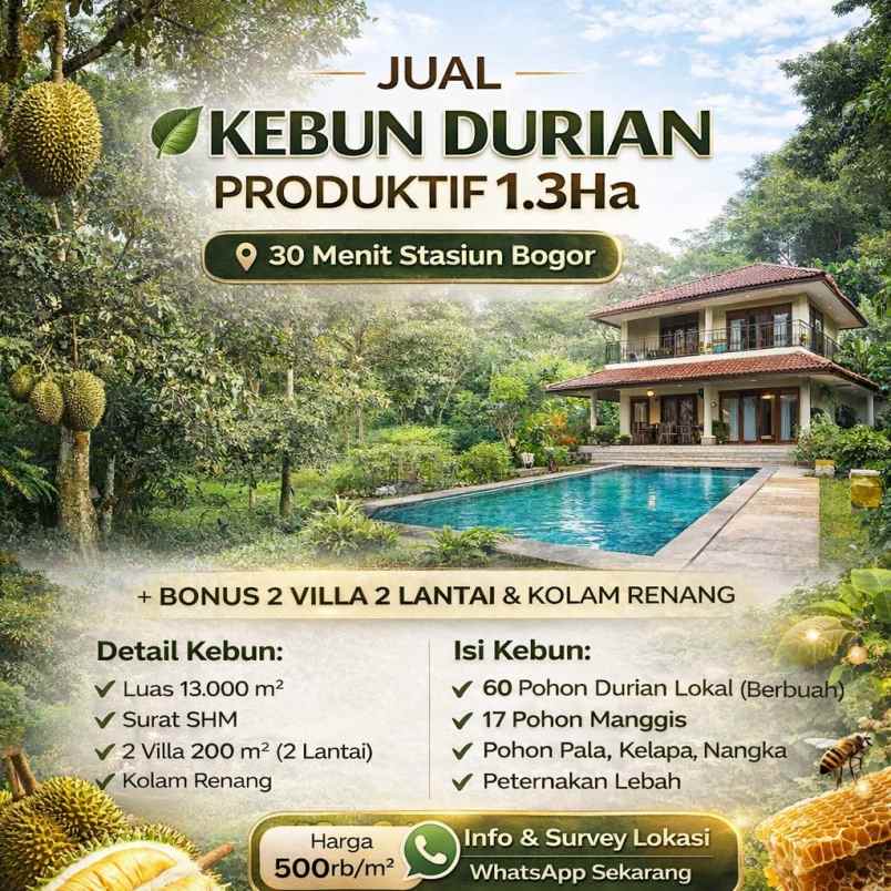 dijual tanah desa tamansari kabupaten