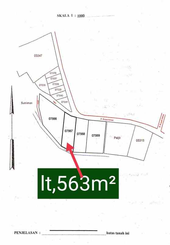 dijual tanah di jatisari utara mijen semarang