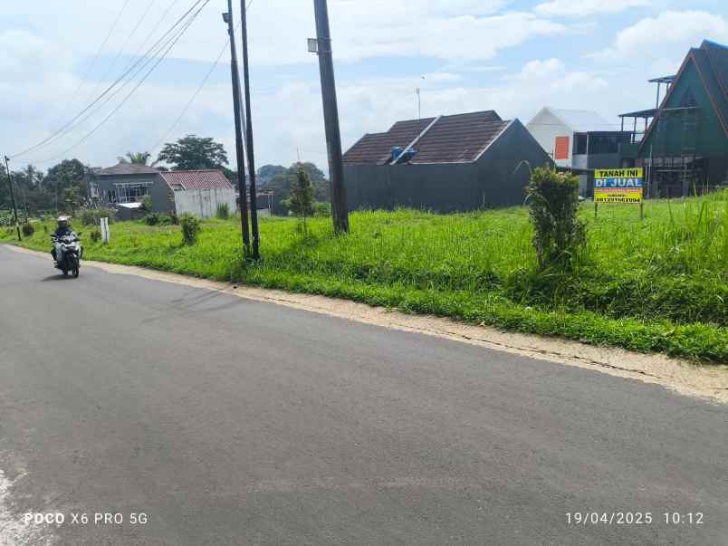 dijual tanah di jl raya cicadas sagalaherang subang