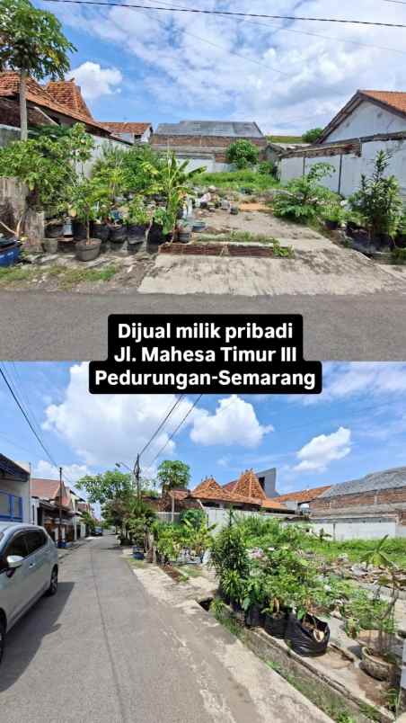 dijual tanah di mahesa mukti pedurungan semarang