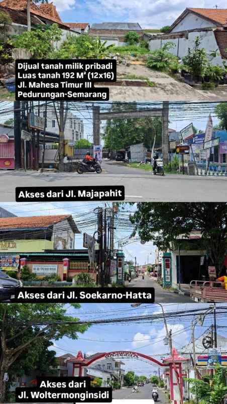 dijual tanah di mahesa mukti pedurungan semarang