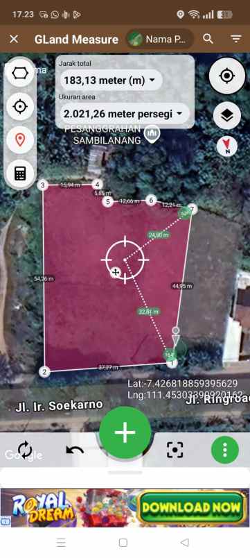 dijual tanah di ngawi jawa timur