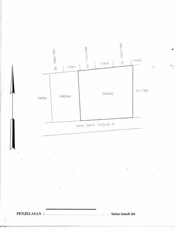 dijual tanah gatsu timur