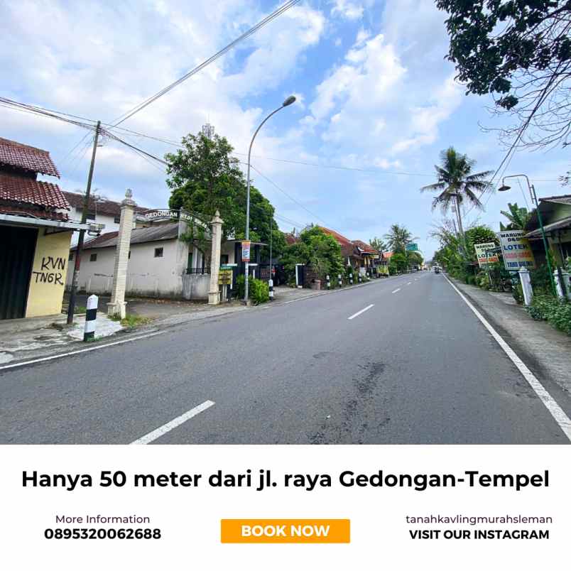 dijual tanah gedongan sumberagung