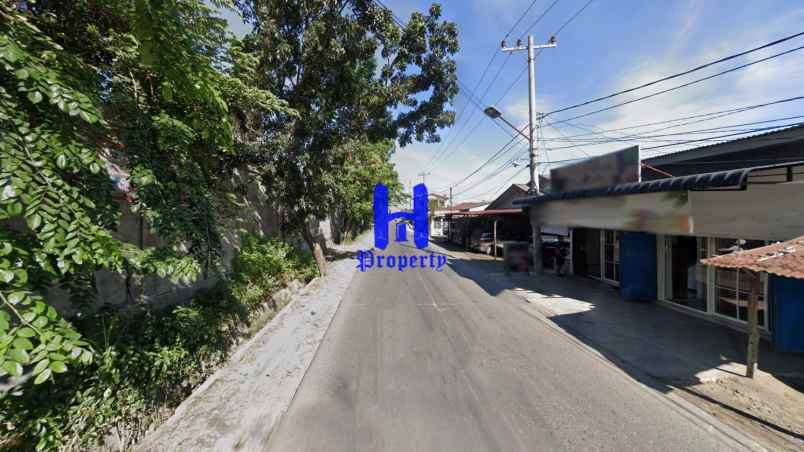 dijual tanah jalan aluminium raya dekat