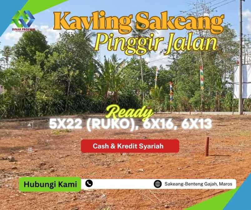 dijual tanah jalan bentol