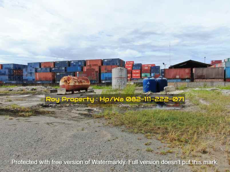 dijual tanah jl inspeksi kirana rorotan