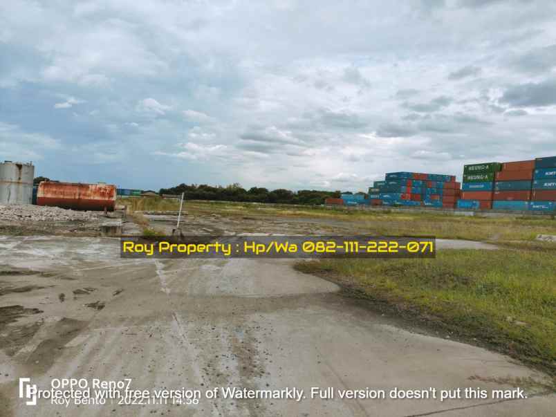 dijual tanah jl inspeksi kirana rorotan