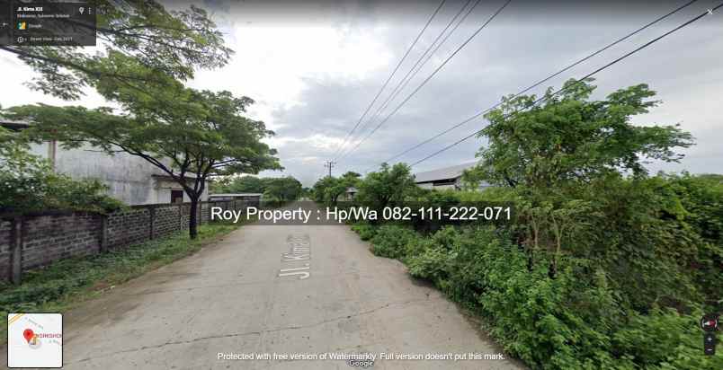 dijual tanah jl kima xix bira kec